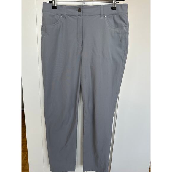 Lululemon City Sleek 5 Pocket 7/8 Pant Straight Leg Rhino Grey, Size 10,Like New - Picture 1 of 5